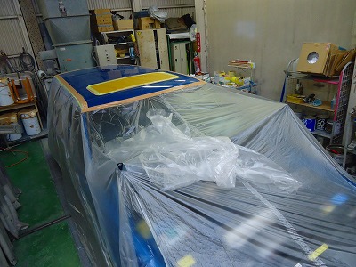 ボルボv70r Awd復刻車の塗装剥離及び下地作業 ボルボ横浜 お知らせ